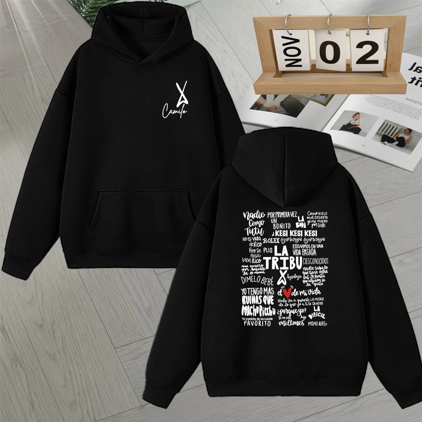 Vintage Fashion La - Hoodie Unisex Camilo La Tribu Album
