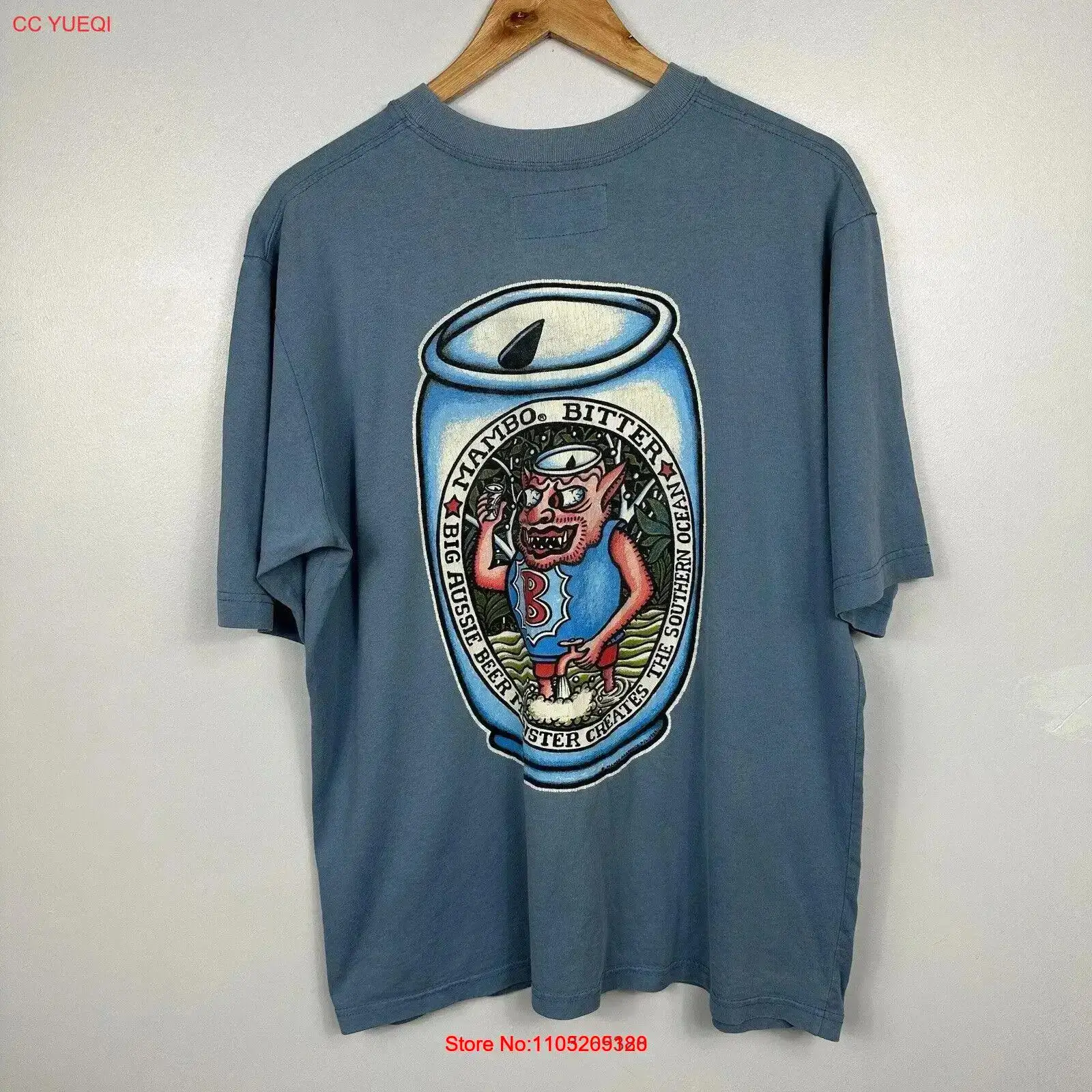 Vintage Fashion Jersey - Kaos Mambo Vintage 1999 Bir Biru
