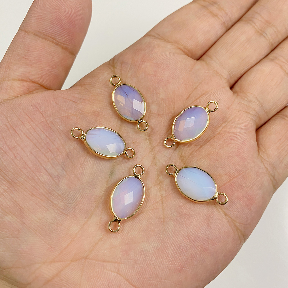 3 buah liontin batu alami segi - Vintage Fashion Stores ulasan dan harga