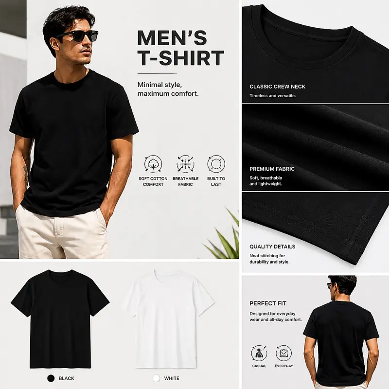Kaos Pria dengan Desain Ayam J - Vintage Fashion Quotes ulasan dan harga