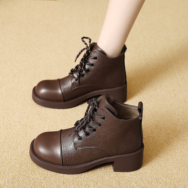 Sepatu Bot Pendek Wanita Musim - Vintage Outdoor Fashion ulasan dan harga