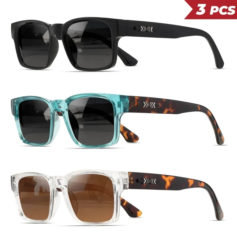 1/3PCS Kacamata Hitam Gradasi  - Vintage Fashion Enthusiasts ulasan dan harga