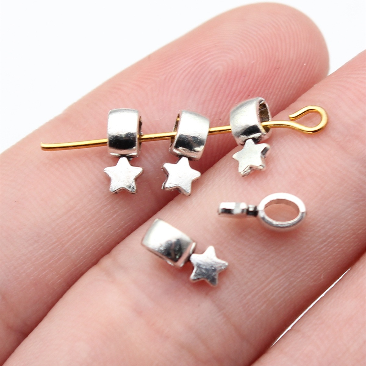 40 buah, ukuran 8,5x4x3,8 mm,  - Vintage Fashion Online ulasan dan harga