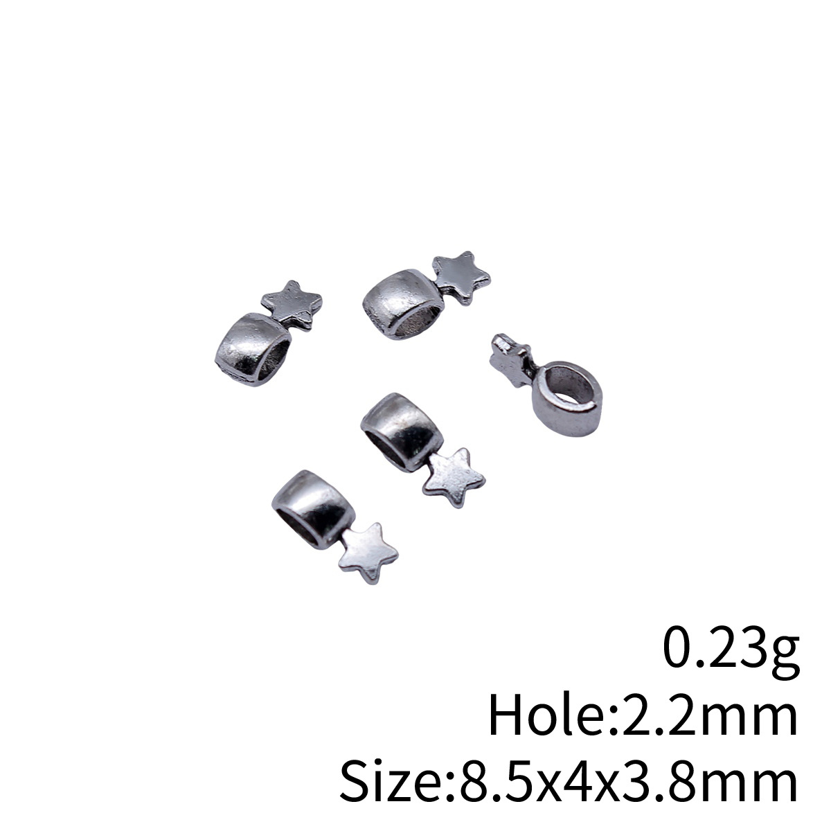 40 buah, ukuran 8,5x4x3,8 mm,  - Vintage Fashion Online ulasan dan harga