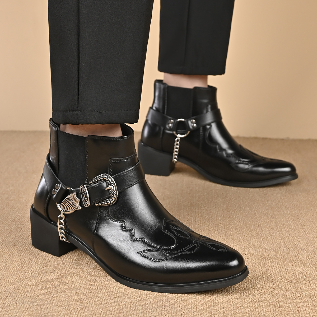 Sepatu Boots Kulit Vintage Pri - Vintage Fashion Enthusiasts ulasan dan harga